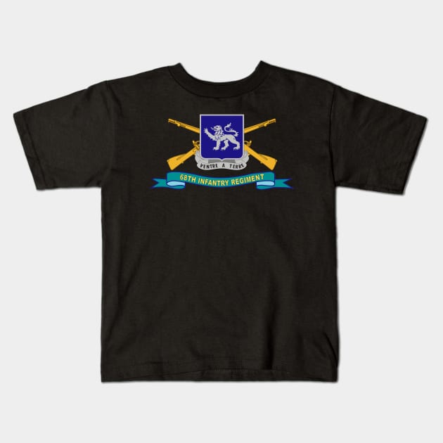 68th Infantry Regiment - w Br - Ribbon Kids T-Shirt by twix123844